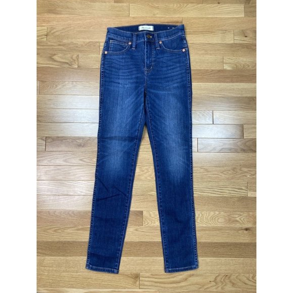 *Madewell 10" High Rise Skinny Jeans In Danny Wash Womens Size 25 Style #G7391 - Picture 3 of 11